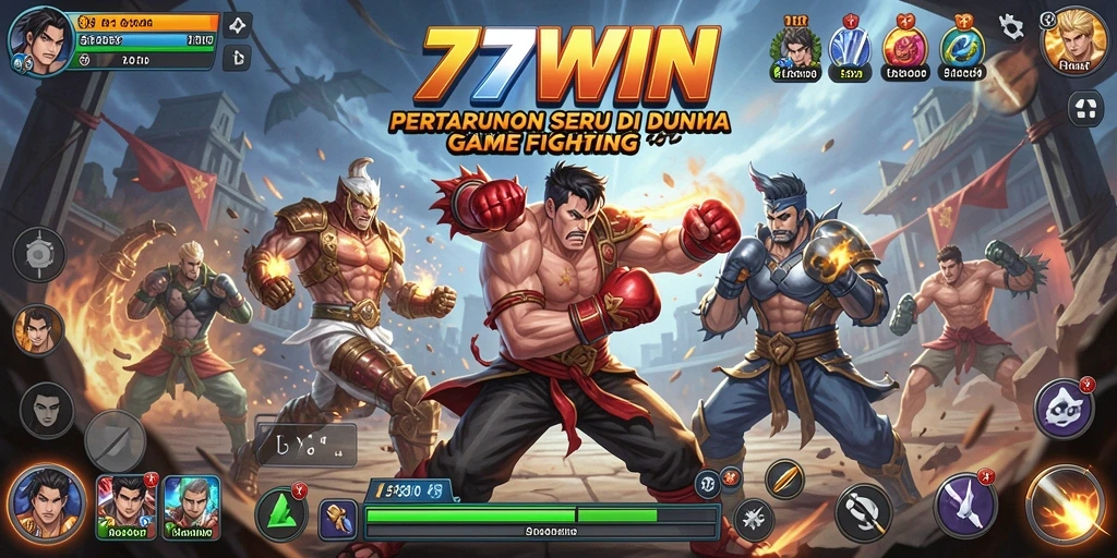Gameplay seru dalam pertarungan 77WIN yang menegangkan.