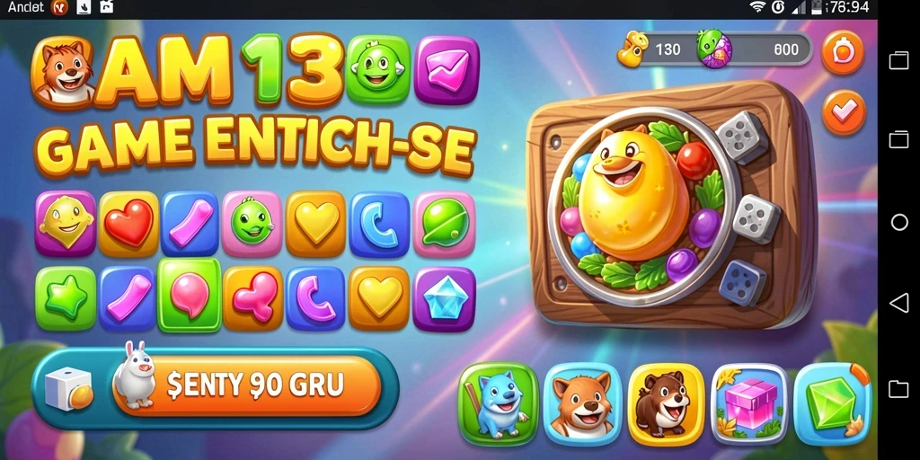 Tampilan menarik dari gameplay <strong>ATM138</strong> yang penuh warna.