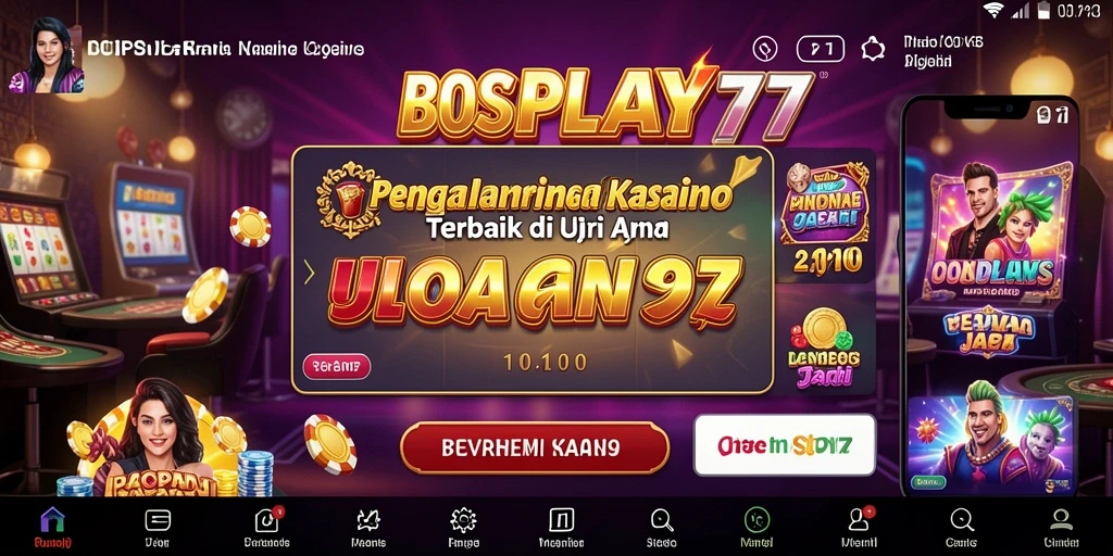 Screenshot menampilkan gameplay yang mendebarkan dari BOSPLAY77.