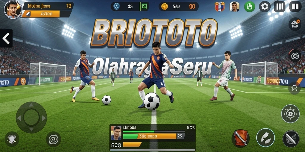 Tampilan menarik dari gameplay BRIOTOTO yang seru dan kompetitif.