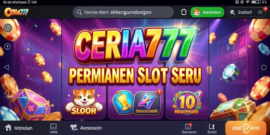 Screenshot CERIA777 menampilkan pengalaman gameplay Slot yang mengasyikkan.