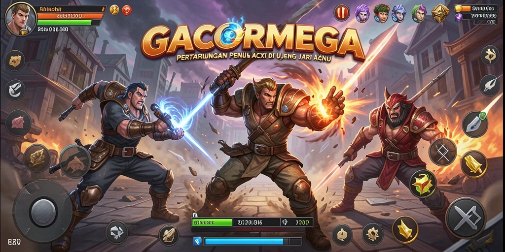 Tampilan menarik dari gameplay GACORMEGA yang intens dan mendebarkan.