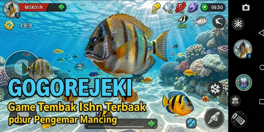 Tampilan gameplay GOGOREJEKI yang seru dan penuh aksi Tembak Ikan.