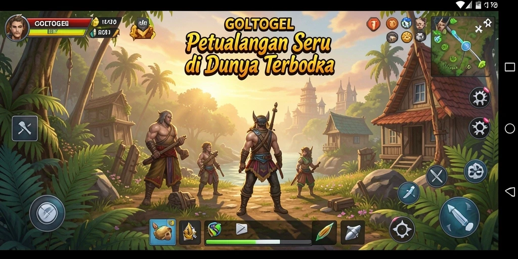 Tampilan menakjubkan dari petualangan di dunia terbuka GOLTOGEL.