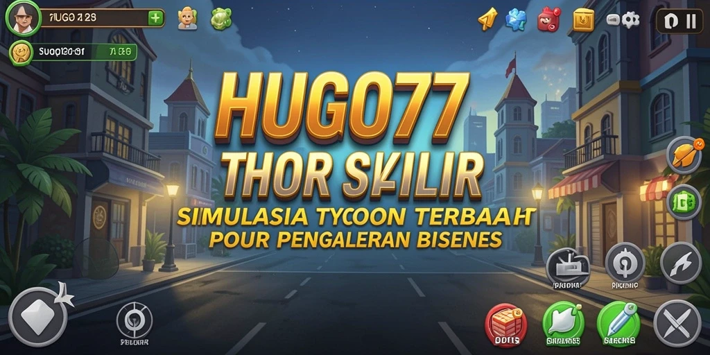 Tampilan gameplay HUGO77 yang menarik dan mendetail.