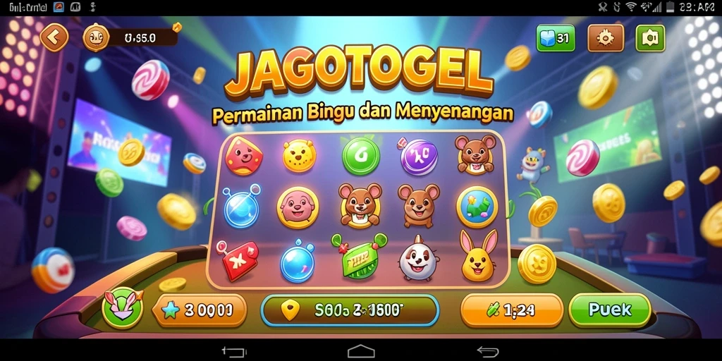 Tampilan gameplay Bingo yang dinamis dan interaktif di JAGOTOGEL.