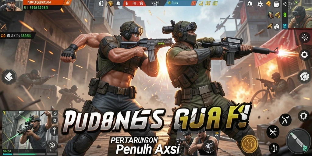 Screenshot MPO88ASIA dengan aksi tembak-menembak intens.