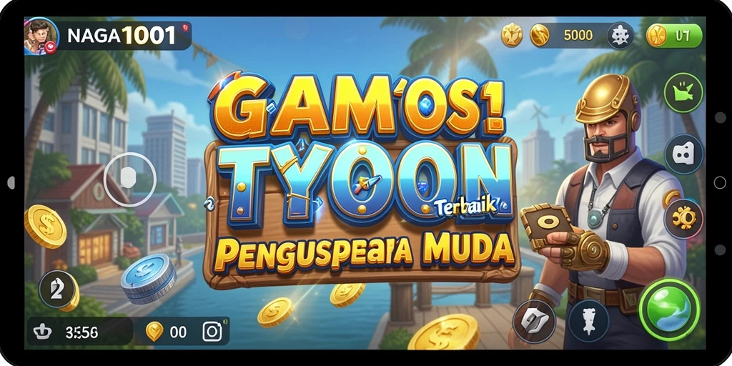 Tampilan gameplay NAGA1001 yang mendebarkan dengan manajemen bisnis yang seru.