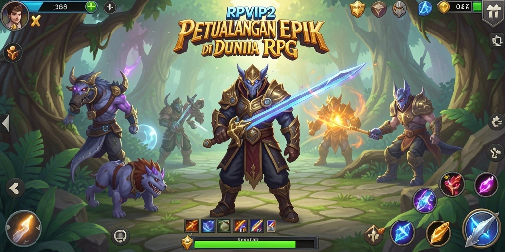 Tampilan gameplay RPVIP2 yang mendebarkan dan penuh aksi.