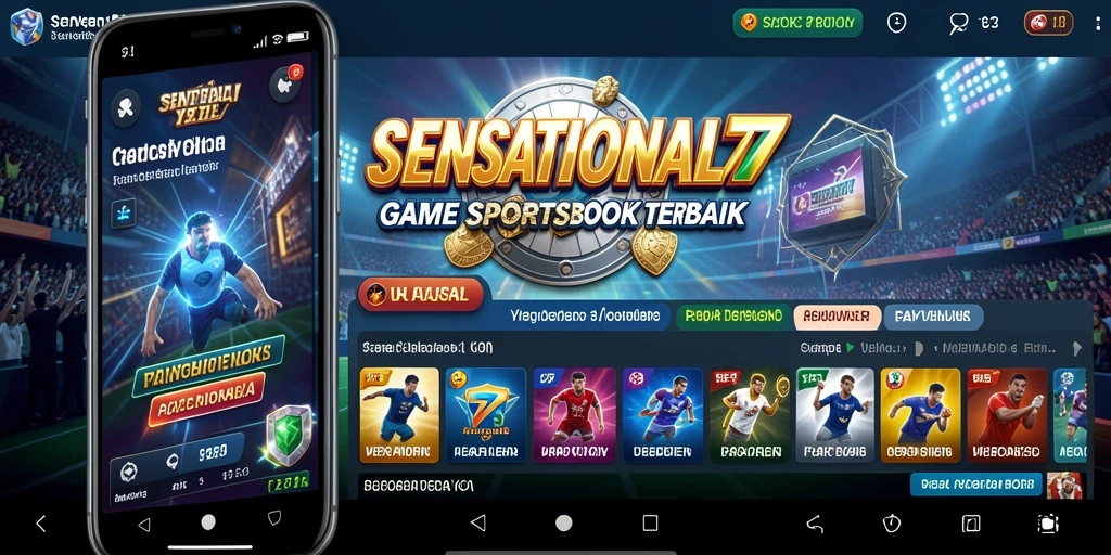 Tampilan antarmuka <strong>SENSATIONAL77</strong> yang menarik saat bertaruh olahraga.